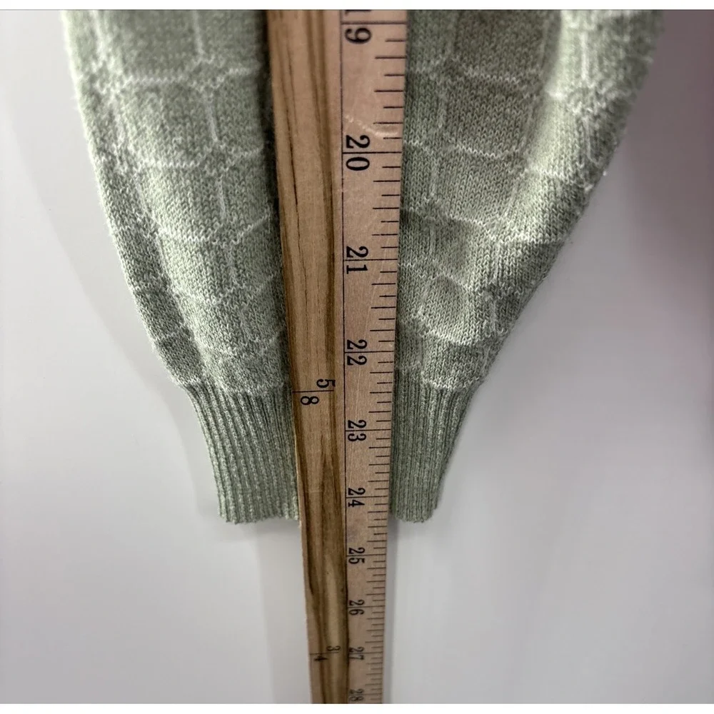 Sette Ponti Crew Neck Sweater Size Medium Green Made in Italy‎ Designer
